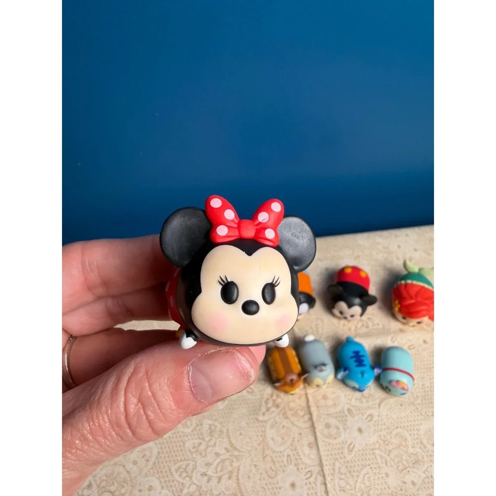 Disney Tsum Tsum Vinyl Lot Minnie Mickey Goofy Ariel Stitch Scrump Bambi Thumper